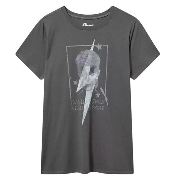 David Bowie Classic Fit Cotton Crew Tee Size 2 New with Tag MSRP $60 - Picture 1 of 4